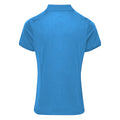 Saphir - Back - Premier Damen Coolchecker Piqué Polo-Shirt - Polohemd, Kurzarm