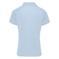 Hellblau - Back - Premier Damen Coolchecker Piqué Polo-Shirt - Polohemd, Kurzarm