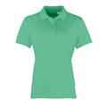 Kelly - Front - Premier Damen Coolchecker Piqué Polo-Shirt - Polohemd, Kurzarm