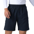 Marineblau - Front - Finden & Hales Damen-Frauen Mikrofaser Sport Shorts