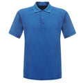 Oxford Blau - Front - Regatta Hardwear Herren Coolweave Kurzarm Polo Shirt