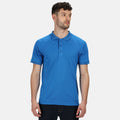 Oxford Blau - Back - Regatta Hardwear Herren Coolweave Kurzarm Polo Shirt