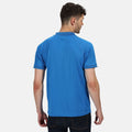 Oxford Blau - Side - Regatta Hardwear Herren Coolweave Kurzarm Polo Shirt