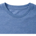 Blau Marl - Lifestyle - Russel Junior Jungen Kurzarm HD T-Shirt