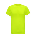 Neongelb - Front - Tri Dri Herren Fitness T-Shirt, kurzärmlig