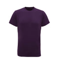 Violett - Front - Tri Dri Herren Fitness T-Shirt, kurzärmlig