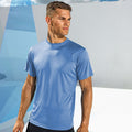 Kornblume - Back - Tri Dri Herren Fitness T-Shirt, kurzärmlig