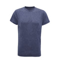 Blau meliert - Front - Tri Dri Herren Fitness T-Shirt, kurzärmlig