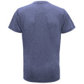 Blau meliert - Back - Tri Dri Herren Fitness T-Shirt, kurzärmlig