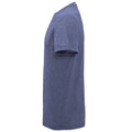 Blau meliert - Side - Tri Dri Herren Fitness T-Shirt, kurzärmlig