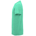 Grün meliert - Side - Tri Dri Herren Fitness T-Shirt, kurzärmlig