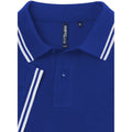Königsblau-Weiß - Back - Asquith & Fox Herren Polo-Shirt, kurzärmlig