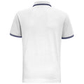 Weiß-Marineblau - Back - Asquith & Fox Herren Polo-Shirt, kurzärmlig