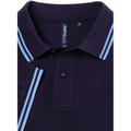 Marineblau-Kornblume - Back - Asquith & Fox Herren Polo-Shirt, kurzärmlig