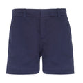 Marineblau - Front - Asquith & Fox Damen Shorts