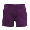 Violett - Front - Asquith & Fox Damen Shorts