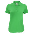 Grün - Front - B&C Damen Safran Kurzarm Polo-Shirt