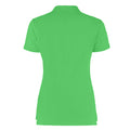 Grün - Back - B&C Damen Safran Kurzarm Polo-Shirt