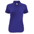 Marineblau - Front - B&C Damen Safran Kurzarm Polo-Shirt