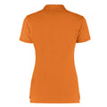 Orange - Back - B&C Damen Safran Kurzarm Polo-Shirt