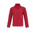 Rot-Grau - Front - B&C Herren Softshell-Jacke, wasserabweisend, zweilagig