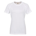Weiß - Front - Tri Dri Damen T-Shirt mit Rundhalsausschnitt, kurzärmlig