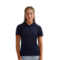 Marineblau - Side - Tri Dri Damen Polo-Shirt, kurzärmlig