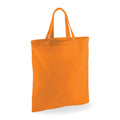 Orange - Front - Westford Mill Bag For Life Einkaufstasche mit kurzen Griffen