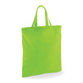 Limette - Front - Westford Mill Bag For Life Einkaufstasche mit kurzen Griffen