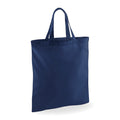 Marineblau - Front - Westford Mill Bag For Life Einkaufstasche mit kurzen Griffen