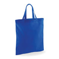 Königsblau - Front - Westford Mill Bag For Life Einkaufstasche mit kurzen Griffen
