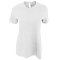 Weiß - Front - American Apparel Damen T-Shirt, kurzärmlig