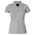 Grau meliert - Front - Nimbus Damen Harvard Stretch Deluxe Polo Shirt