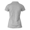 Grau meliert - Back - Nimbus Damen Harvard Stretch Deluxe Polo Shirt