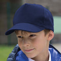 Marineblau - Back - Result Headwear Kinder Boston 65-35 Polycotton Kappe