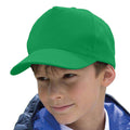 Kellygrün - Back - Result Headwear Kinder Boston 65-35 Polycotton Kappe