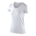 Weiß - Front - Spiro Damen Softex Super Soft Stretch T-Shirt