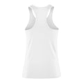 Weiß - Back - Spiro Damen Softex Stretch Fitness Tank Top
