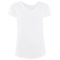 Weiß - Front - Comfy Co Damen Sleepy T Kurzarm Pyjama T-Shirt