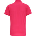 Dunkles Pink - Back - Asquith&Fox Herren Poloshirt