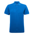 Saphir-Blau - Front - Asquith&Fox Herren Poloshirt