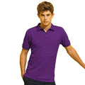 Violett - Back - Asquith&Fox Herren Poloshirt