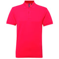 Dunkles Pink - Front - Asquith&Fox Herren Poloshirt