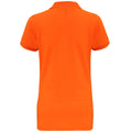 Orange - Lifestyle - Asquith & Fox Damen Kurzarm Performance Blend Polo Shirt