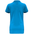 Saphir - Back - Asquith & Fox Damen Kurzarm Performance Blend Polo Shirt