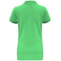 Limette - Back - Asquith & Fox Damen Kurzarm Performance Blend Polo Shirt