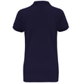 Marineblau - Back - Asquith & Fox Damen Kurzarm Performance Blend Polo Shirt