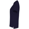 Marineblau - Side - Asquith & Fox Damen Kurzarm Performance Blend Polo Shirt
