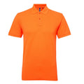 Neon Orange - Front - Asquith & Fox Damen Kurzarm Performance Blend Polo Shirt