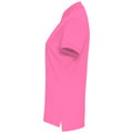 Neon Pink - Side - Asquith & Fox Damen Kurzarm Performance Blend Polo Shirt